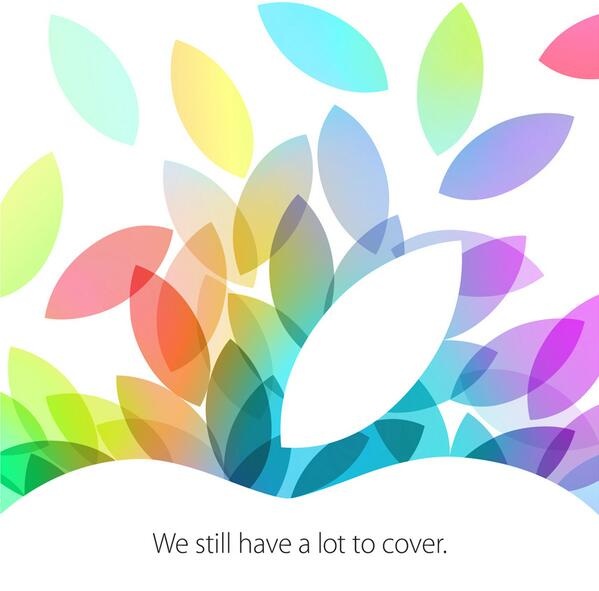 Die Einladung zur Apple Keynote am 22. Oktober 2013
