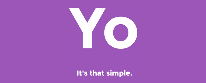 Die App Yo. behauptet, dass es genau so einfach ist: Ein simples 'Yo.' reicht aus.