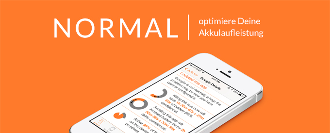 Mit der App Normal lässt sich die Akkulaufzeit optimieren.