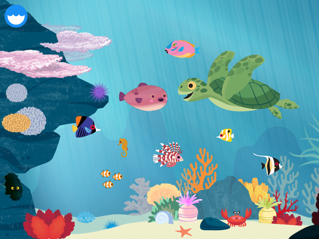 In der MarcoPolo Ozean App können Kinder alles über Korallenriffe lernen.